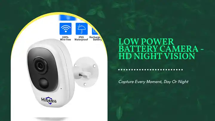 Low Power Battery Camera - HD Night Vision by@Outfy