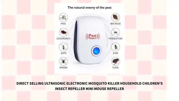 Direct Selling Ultrasonic Electronic Mosquito Killer Household Children'S Insect Repeller Mini Mouse Repeller by@Outfy