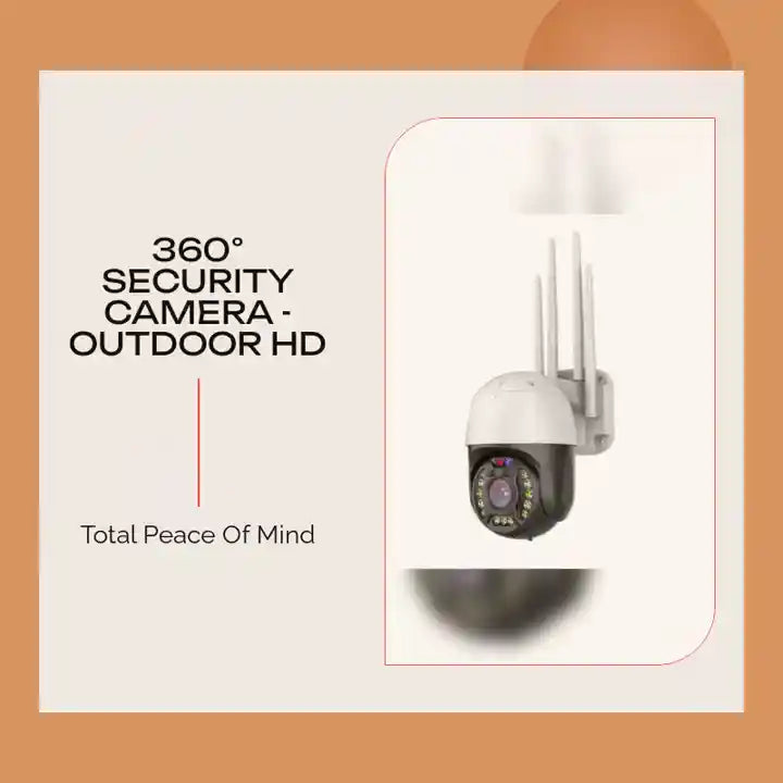360&deg; Security Camera - Outdoor HD by@Outfy