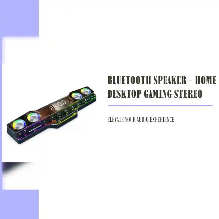 Bluetooth Speaker - Home Desktop Gaming Stereo by@Outfy