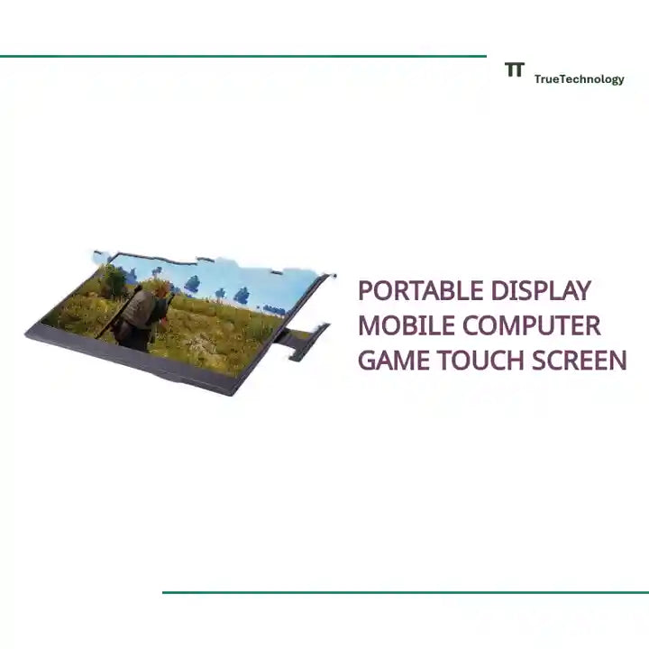 Portable Display Mobile Computer Game Touch Screen by@Outfy