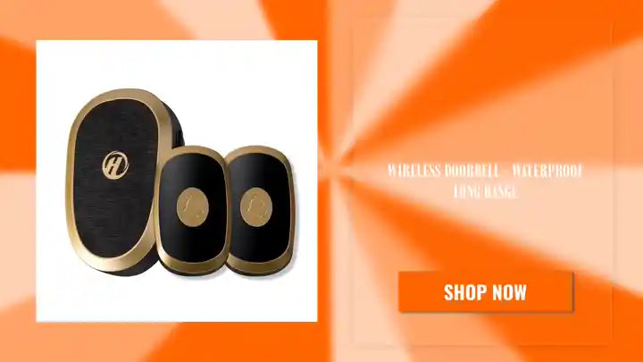 Wireless Doorbell - Waterproof Long Range by@Outfy