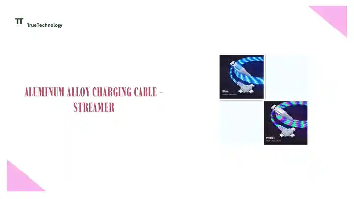 Aluminum Alloy Charging Cable - Streamer by@Outfy