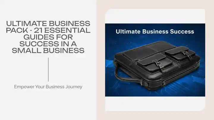 Ultimate Business Pack - 21 Essential Guides for Success in a Small Business by@Outfy