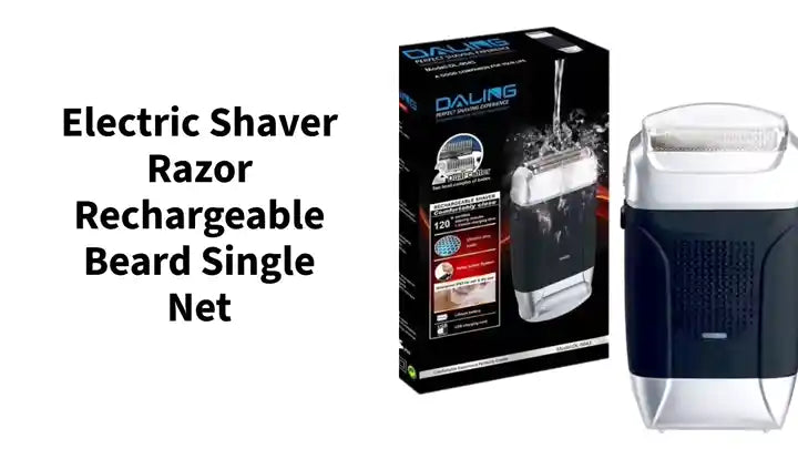 Electric Shaver Razor Rechargeable Beard Single Net by@Outfy