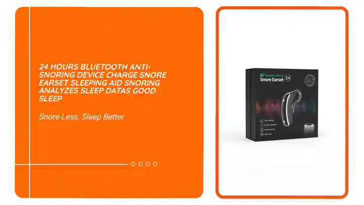 24 Hours Bluetooth Anti-snoring Device Charge Snore Earset Sleeping Aid Snoring Analyzes Sleep Datas Good Sleep by@Outfy