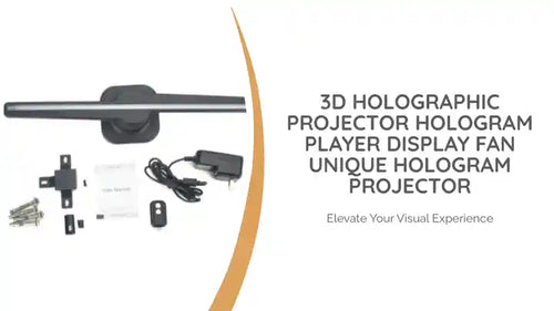 3D Holographic Projector Hologram Player Display Fan Unique Hologram Projector by@Outfy