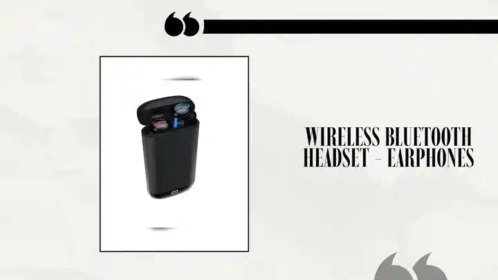Wireless Bluetooth Headset - Earphones by@Outfy