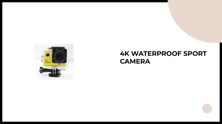 4K Waterproof Sport Camera by@Outfy