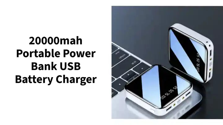 20000mah Portable Power Bank USB Battery Charger by@Outfy