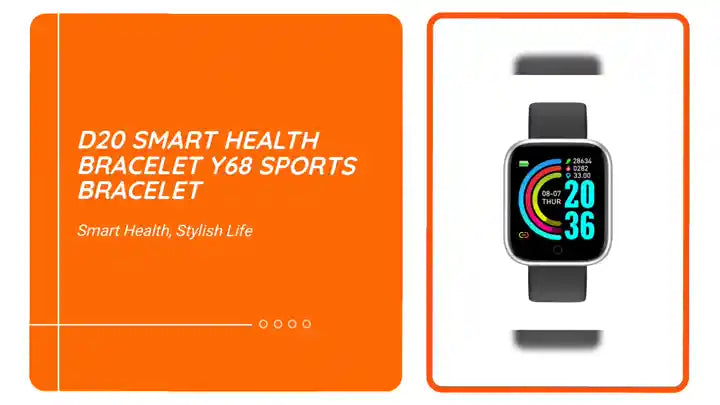 D20 Smart Health Bracelet Y68 Sports Bracelet by@Outfy