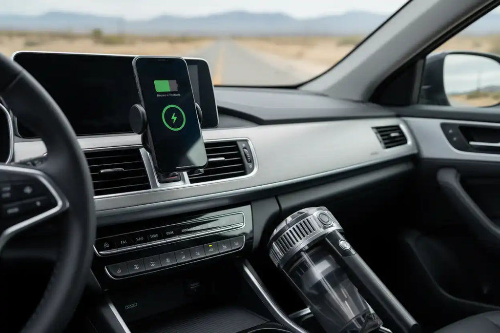 road-trip-bundle-wireless-phone-charger-and-in-car-vacuum - True Technology 
